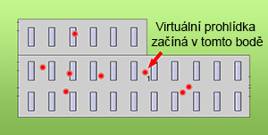 Výrobní hala - panoramatické body